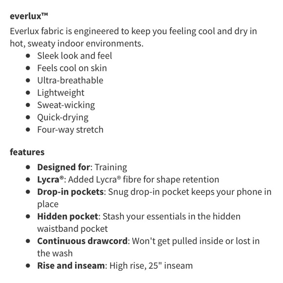 Lululemon Invigorate Legging - Picture 5 of 9